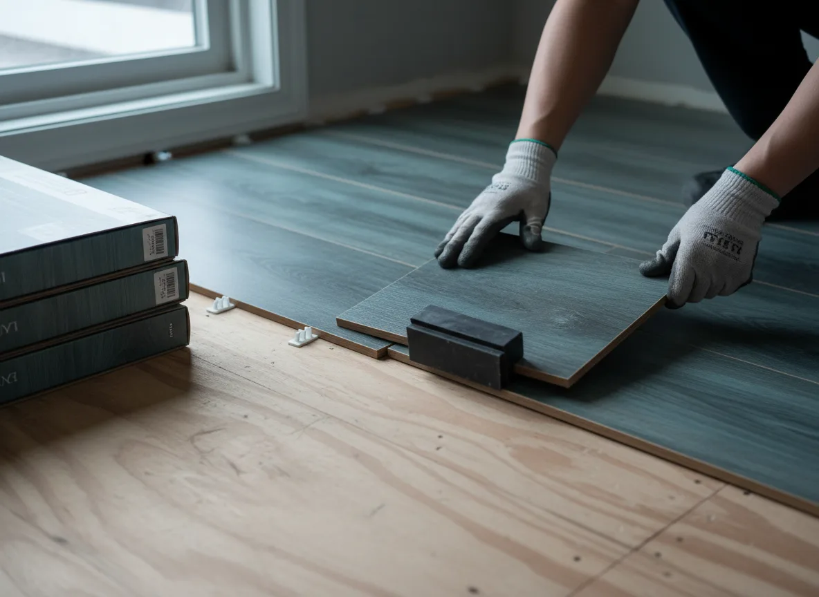 Luxury Vinyl Plank Installation company in Waggoner, IL